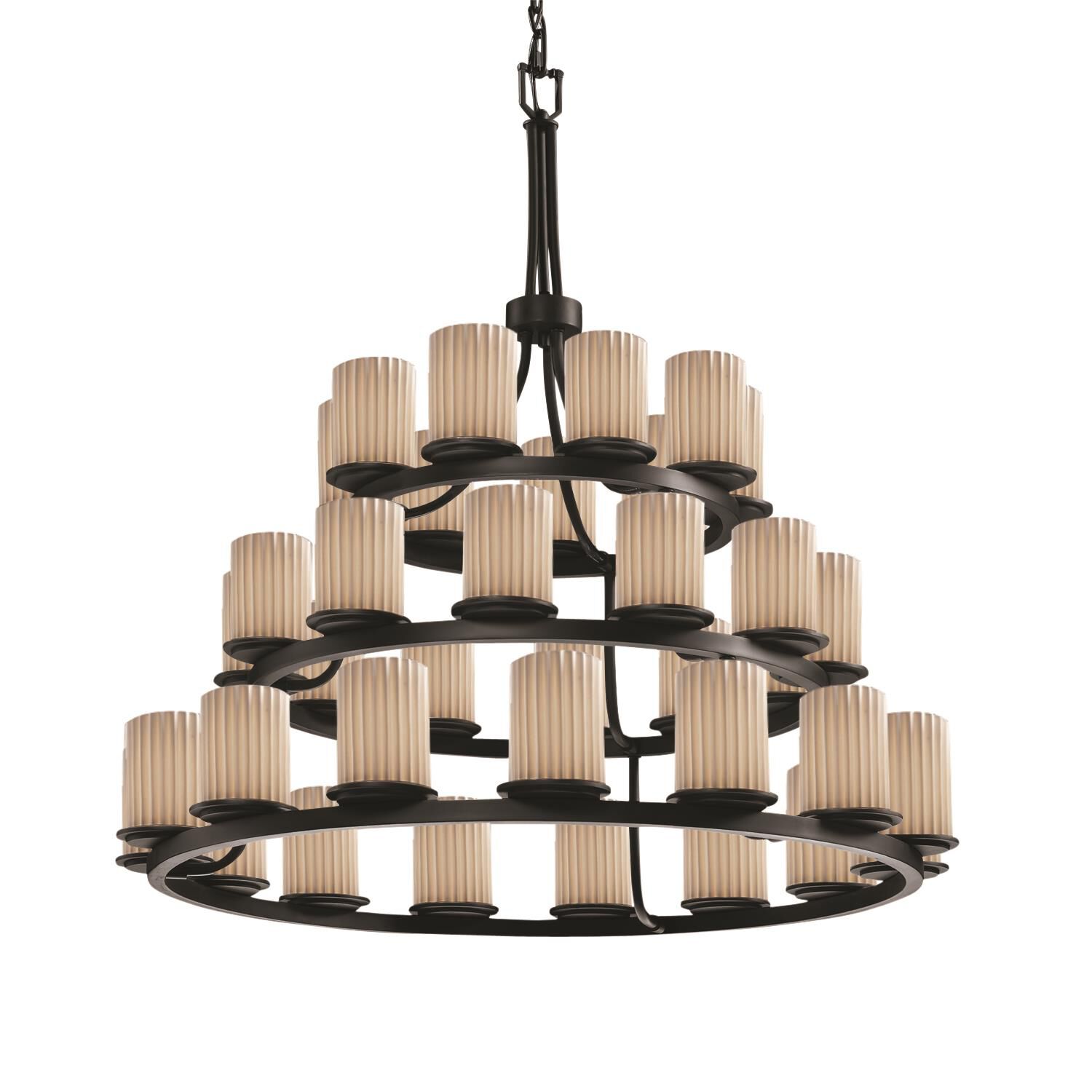 Limoges 42 Inch 36 Light Chandelier by Justice Design Group