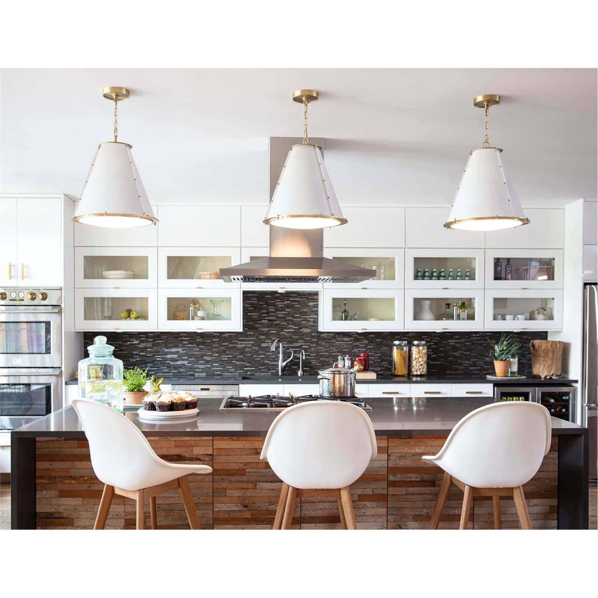 Shown in White finish