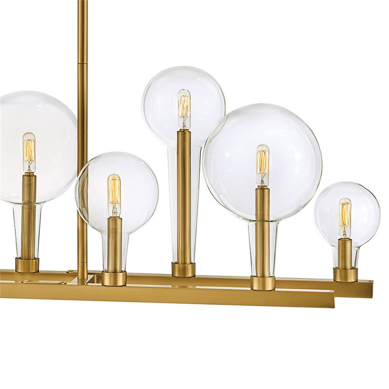 Alchemy Medium Linear Chandelier by Hinkley