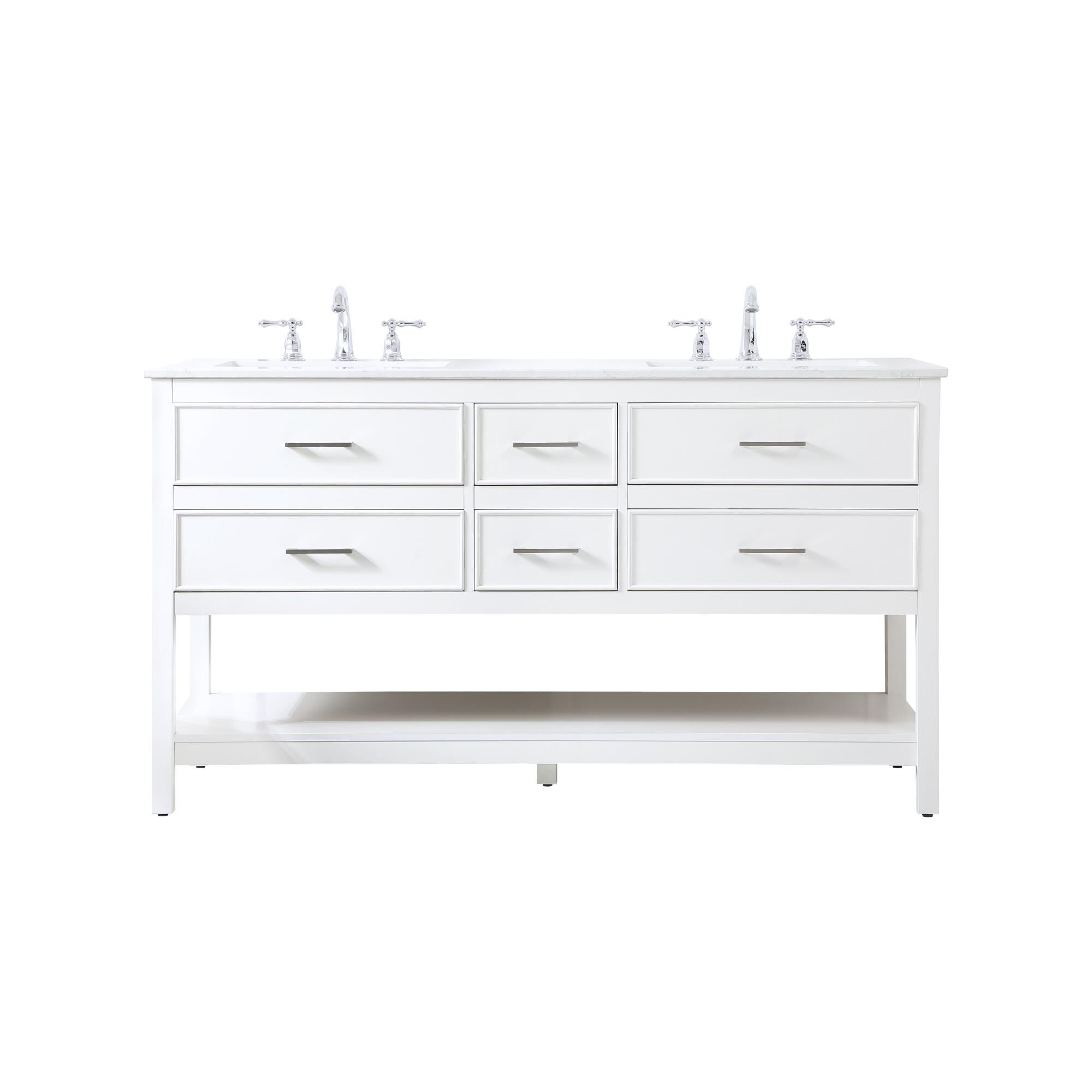 Shown in White finish