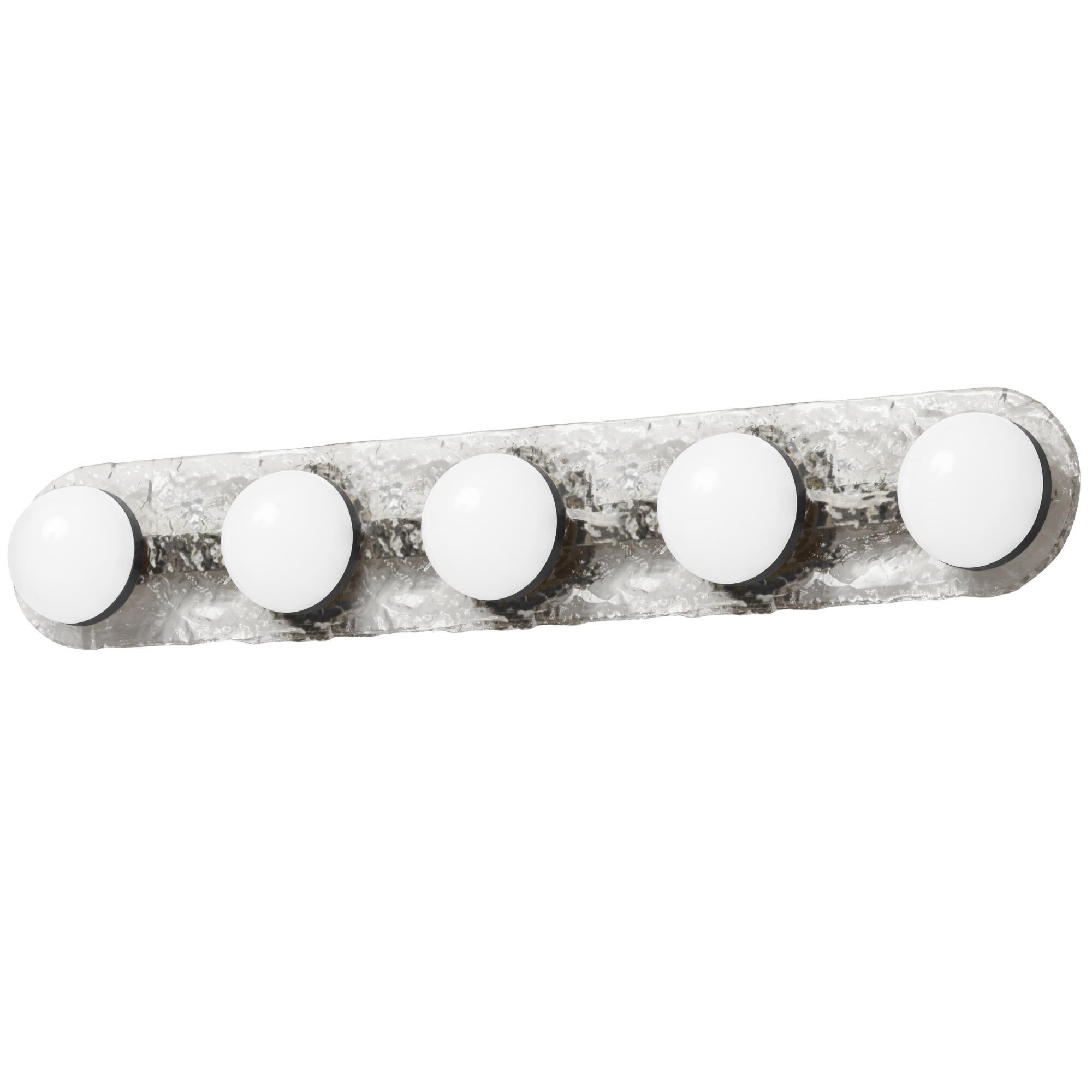 Shown in Matte Black finish and Clear glass