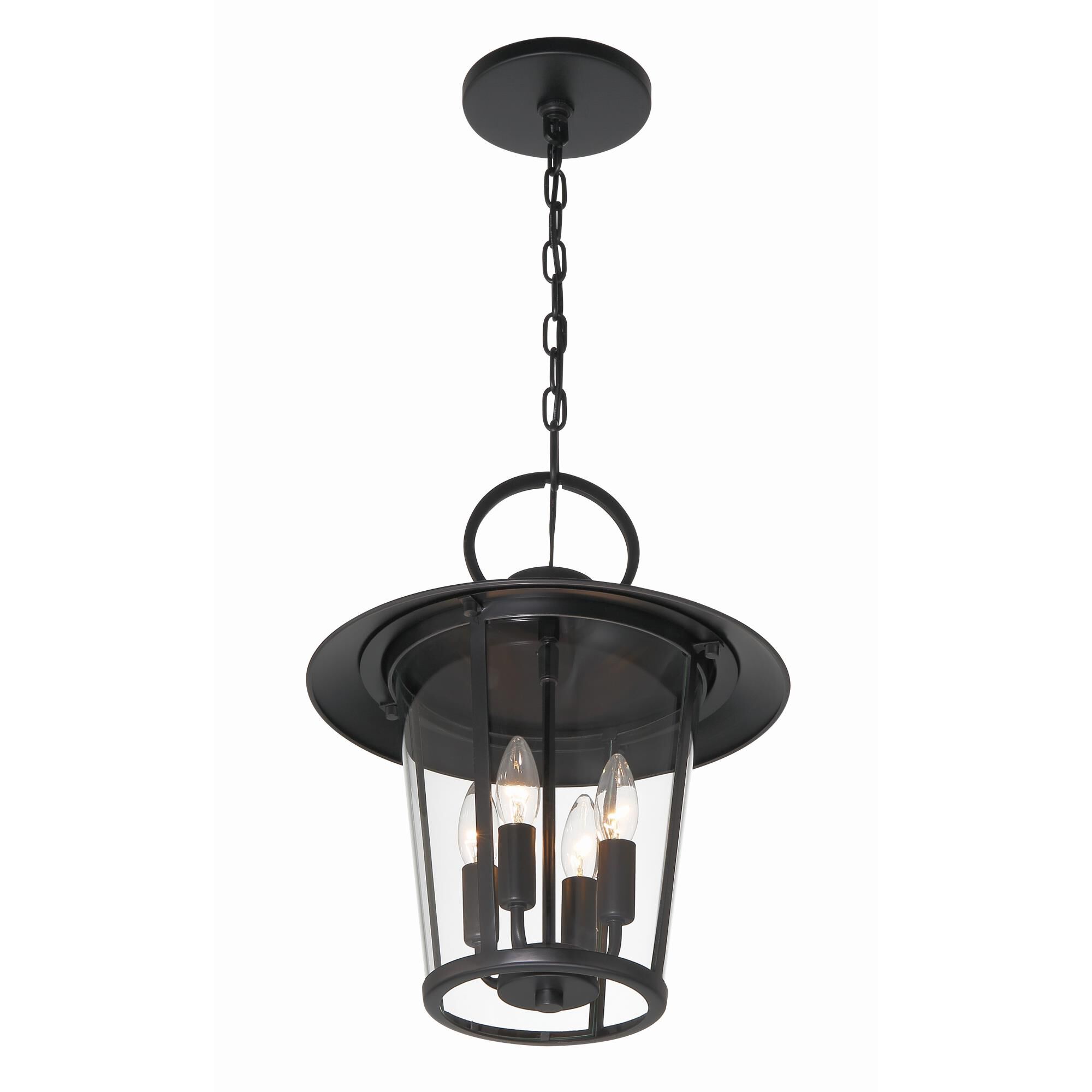 Andover 17 Inch Tall 4 Light Outdoor Hanging Lantern by Crystorama