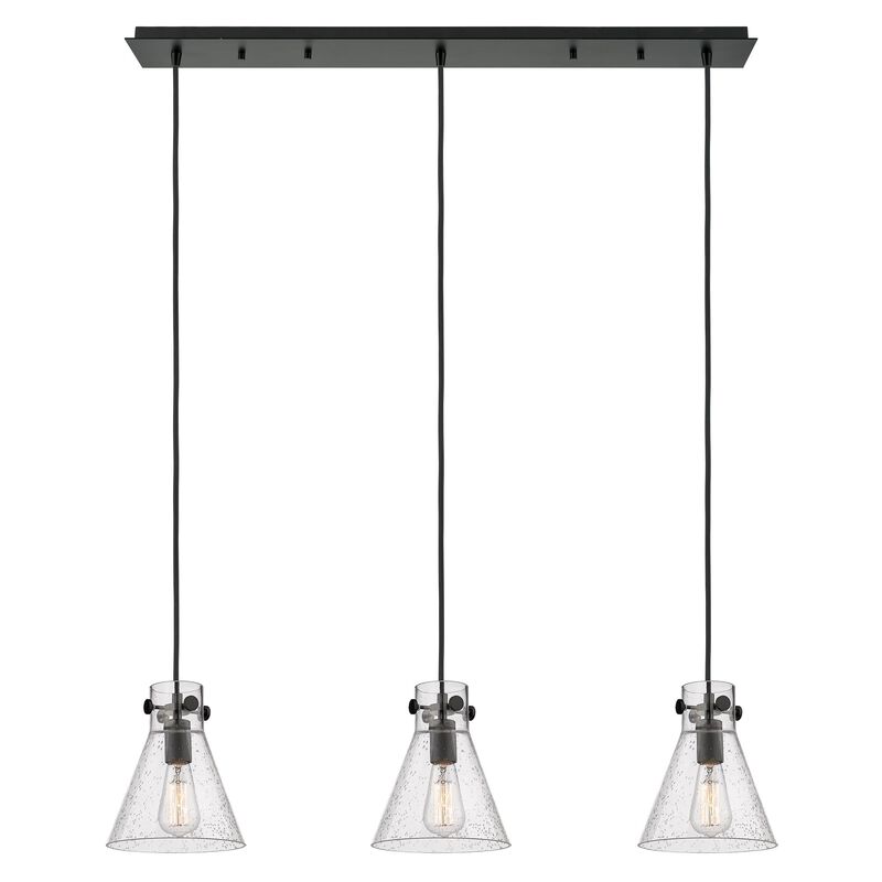 Bruno Marashlian Newton Cone 39 Inch 3 Light Linear Suspension Light by Innovations Lighting