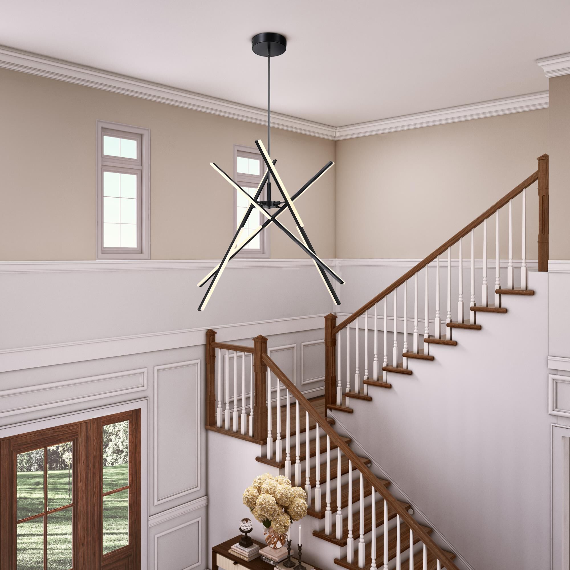 Stix 50 Inch Chandelier by Artcraft