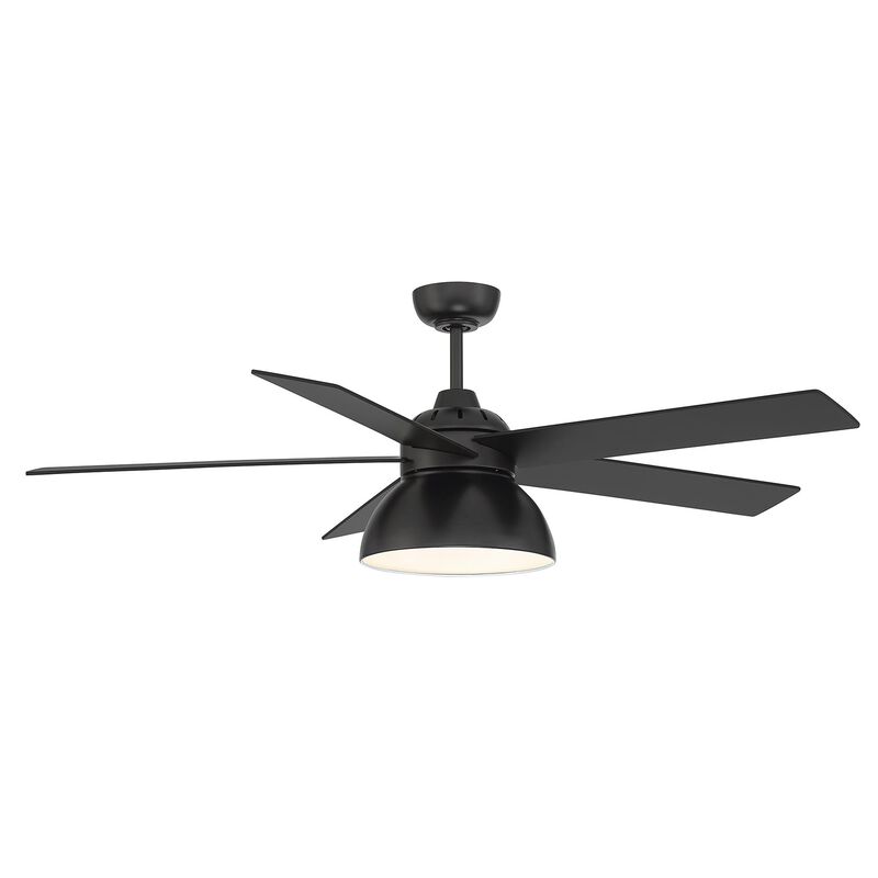 52 Inch Ceiling Fan with Light Kit by Meridian Lighting