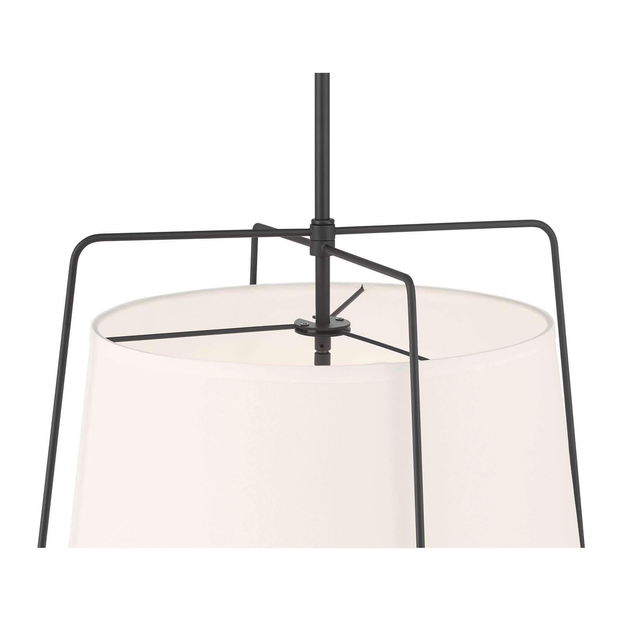 Shown in Matte Black finish and White glass