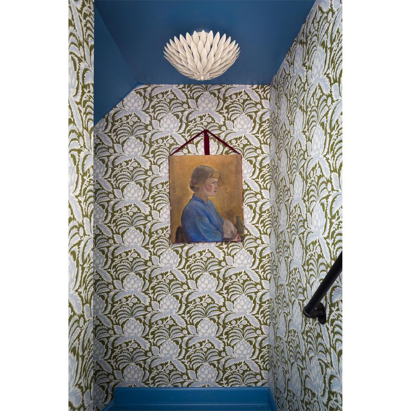Broche 16 Inch 4 Light Semi Flush Mount by Crystorama