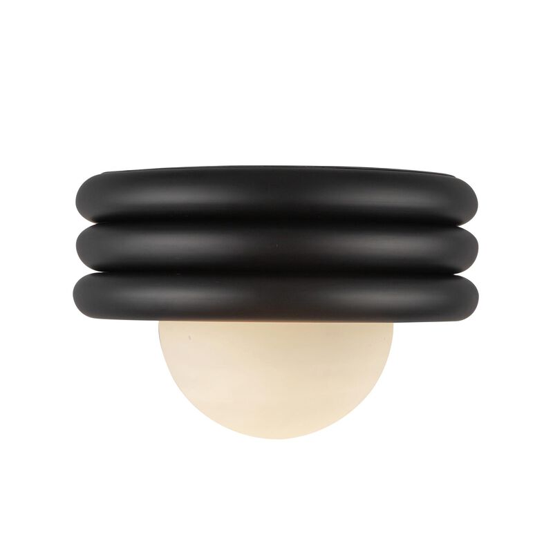 Harvey 12 Inch Semi Flush Mount by Alora Mood