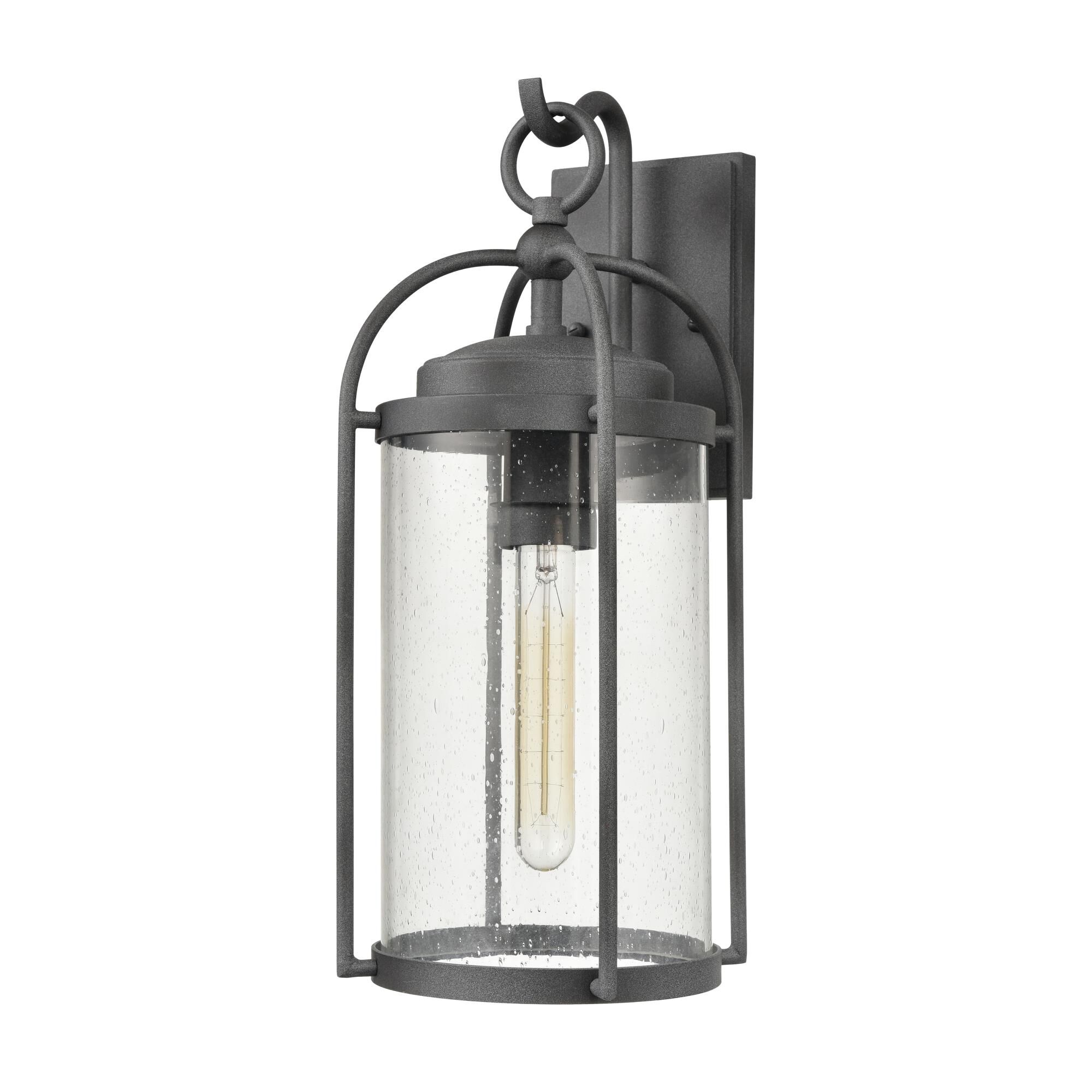 Shown in Gray finish and Clear Seeded glass