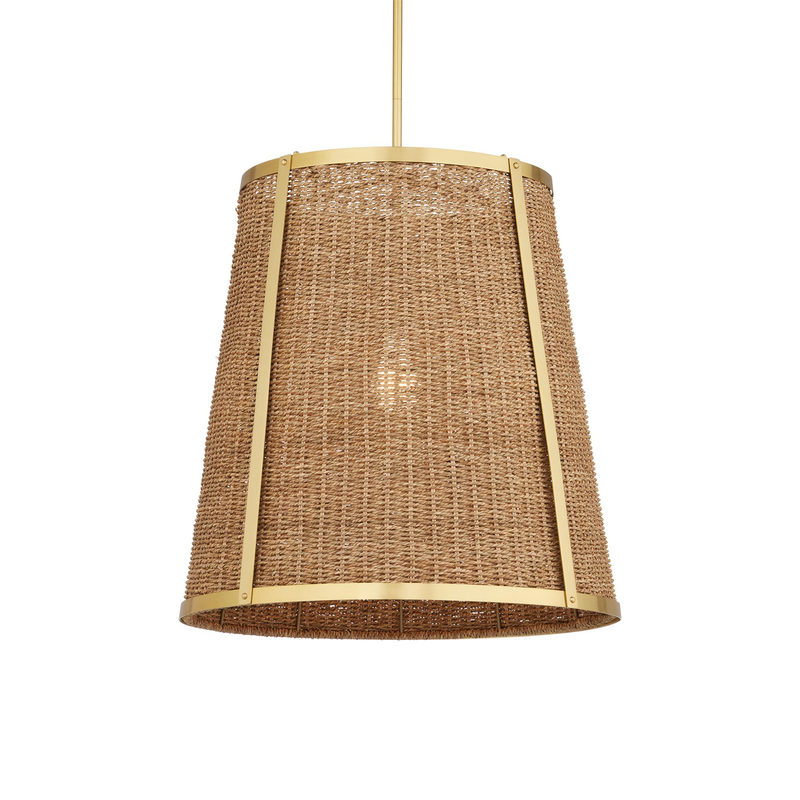 Suzanne Duin Deauville Medium Pendant Light by Currey & Company