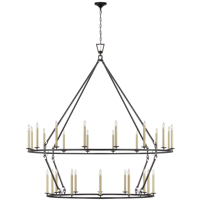 Chapman and Myers Darlana 73 Inch 28 Light LED Chandelier by Visual Comfort Signature Collection