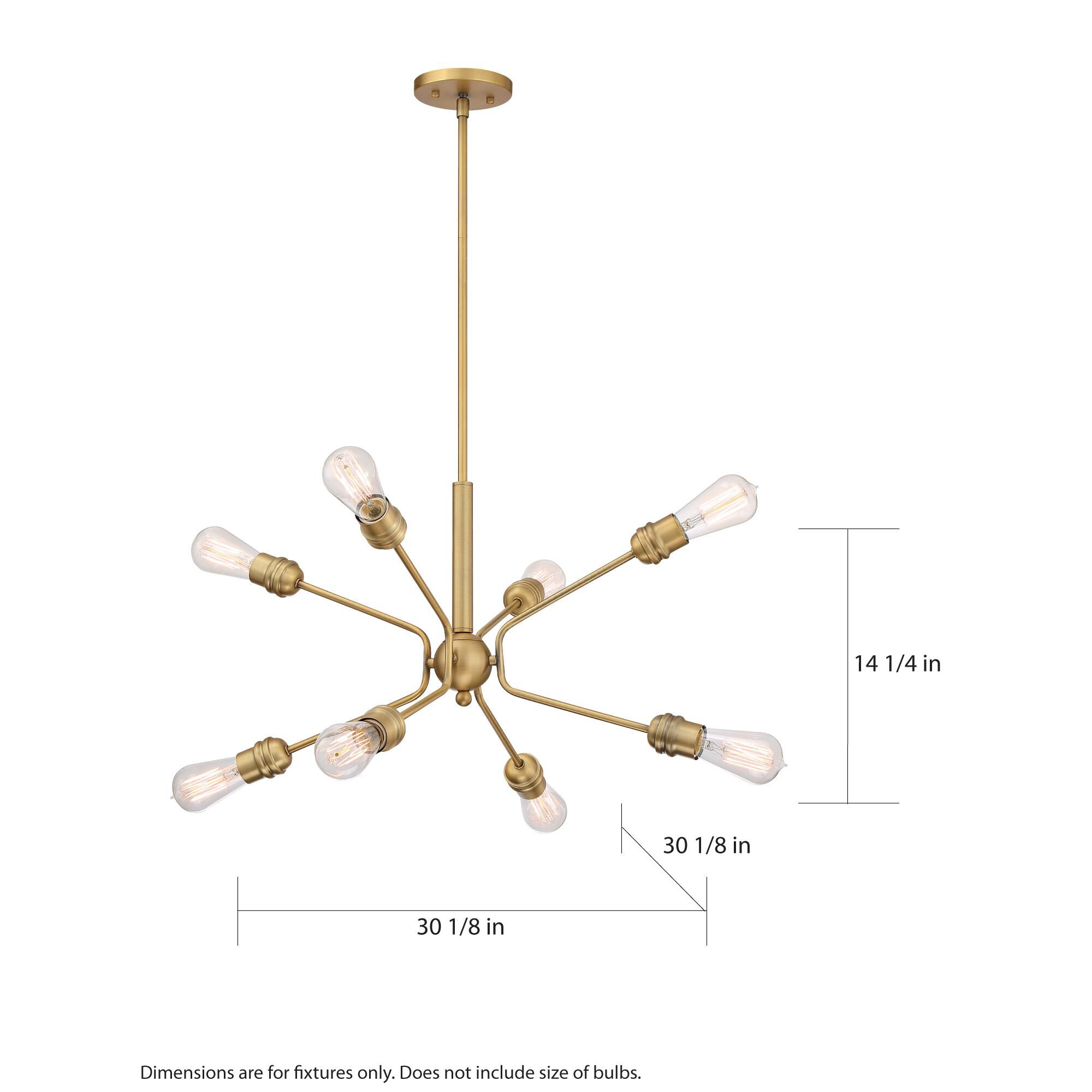 Shown in Brushed Brass finish