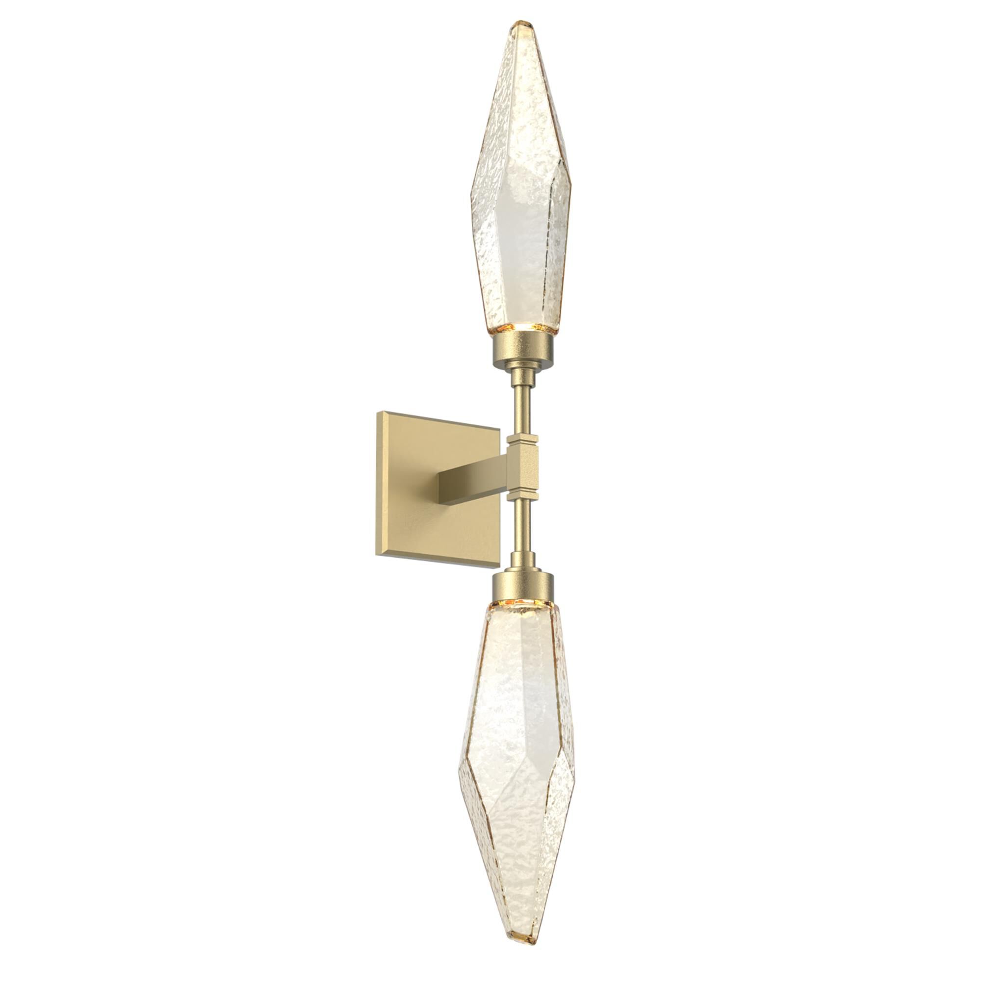 Rock Crystal 29 Inch LED Wall Sconce by Hammerton Studio