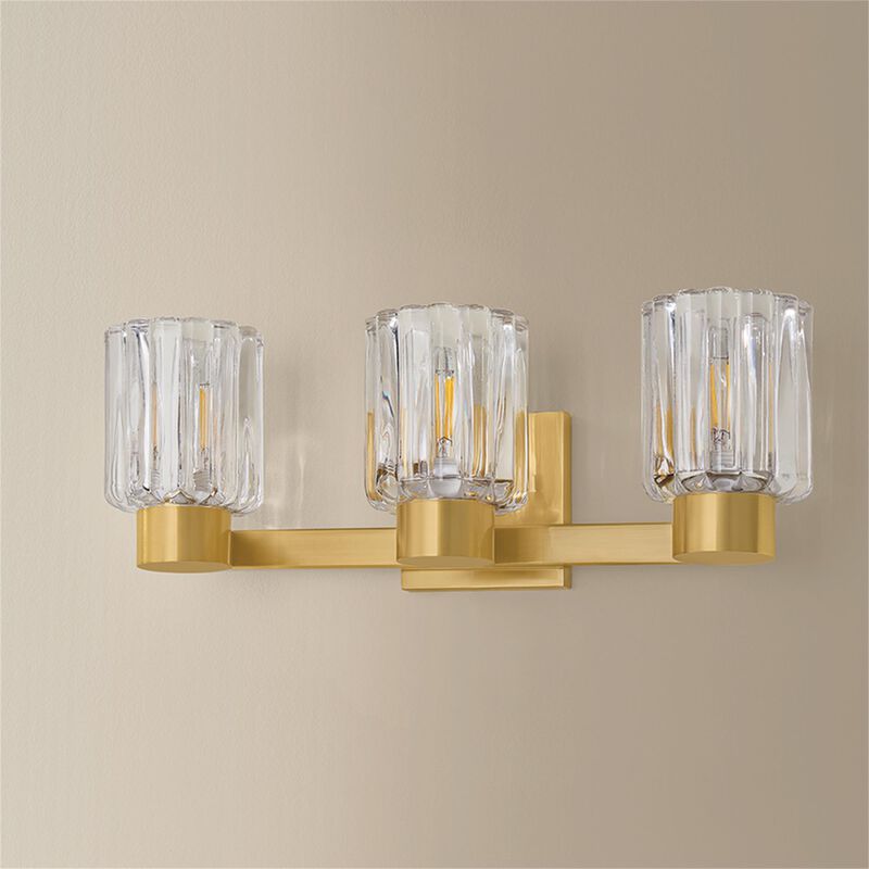 Danae 18 Inch 3 Light Bath Vanity Light by Mitzi
