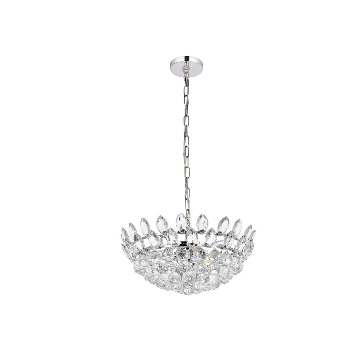 Emilia 18 Inch Large Pendant by Elegant Lighting