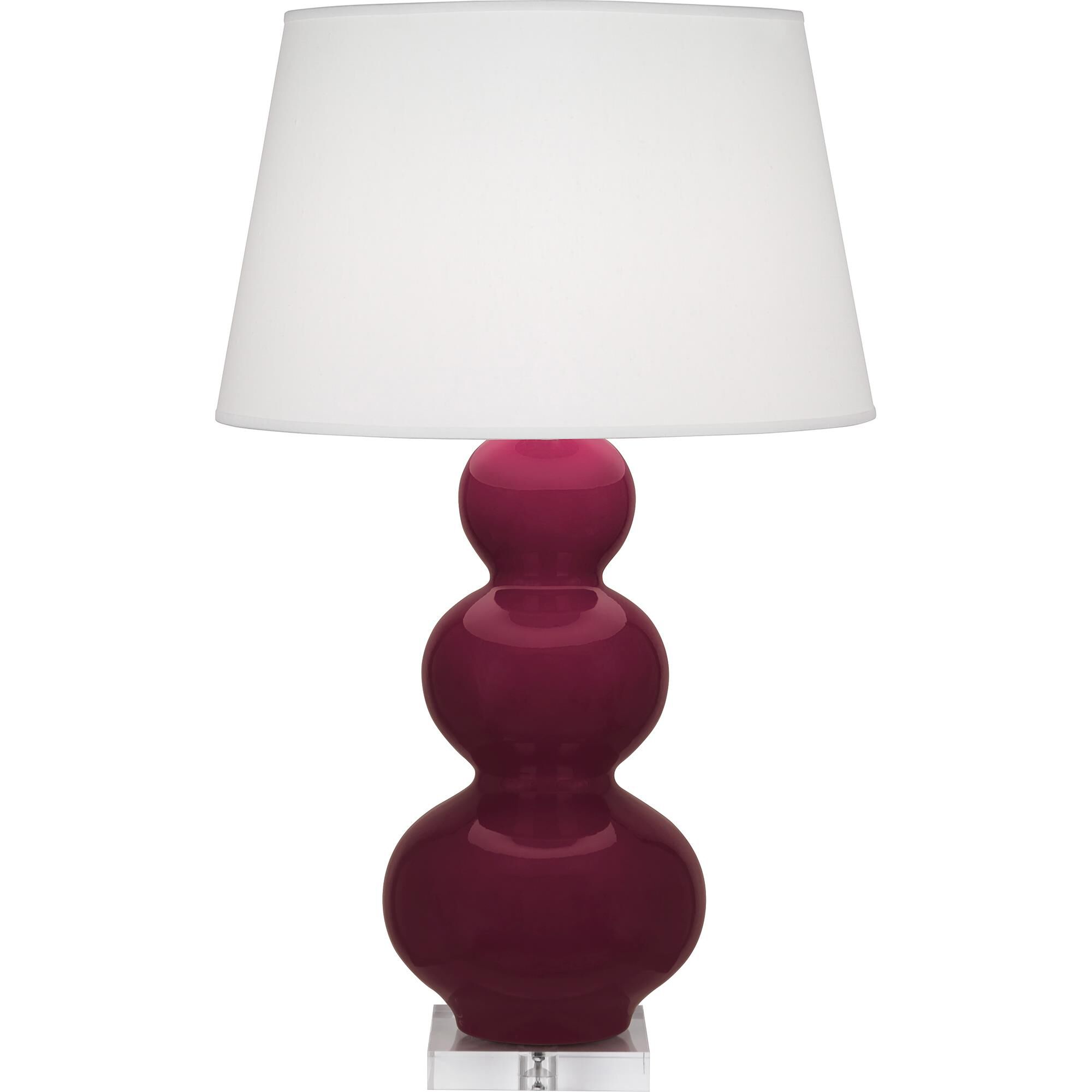 Triple Gourd 33 Inch Table Lamp by Robert Abbey