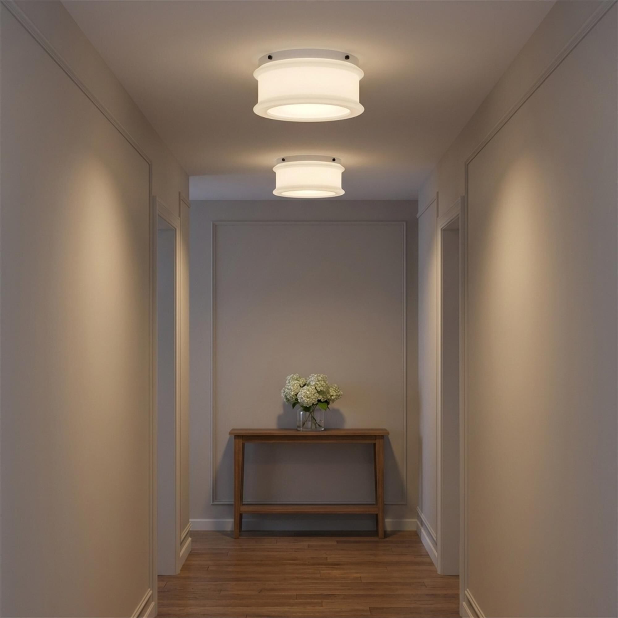 Ellen DeGeneres Lente 13 Inch 2 Light Flush Mount,