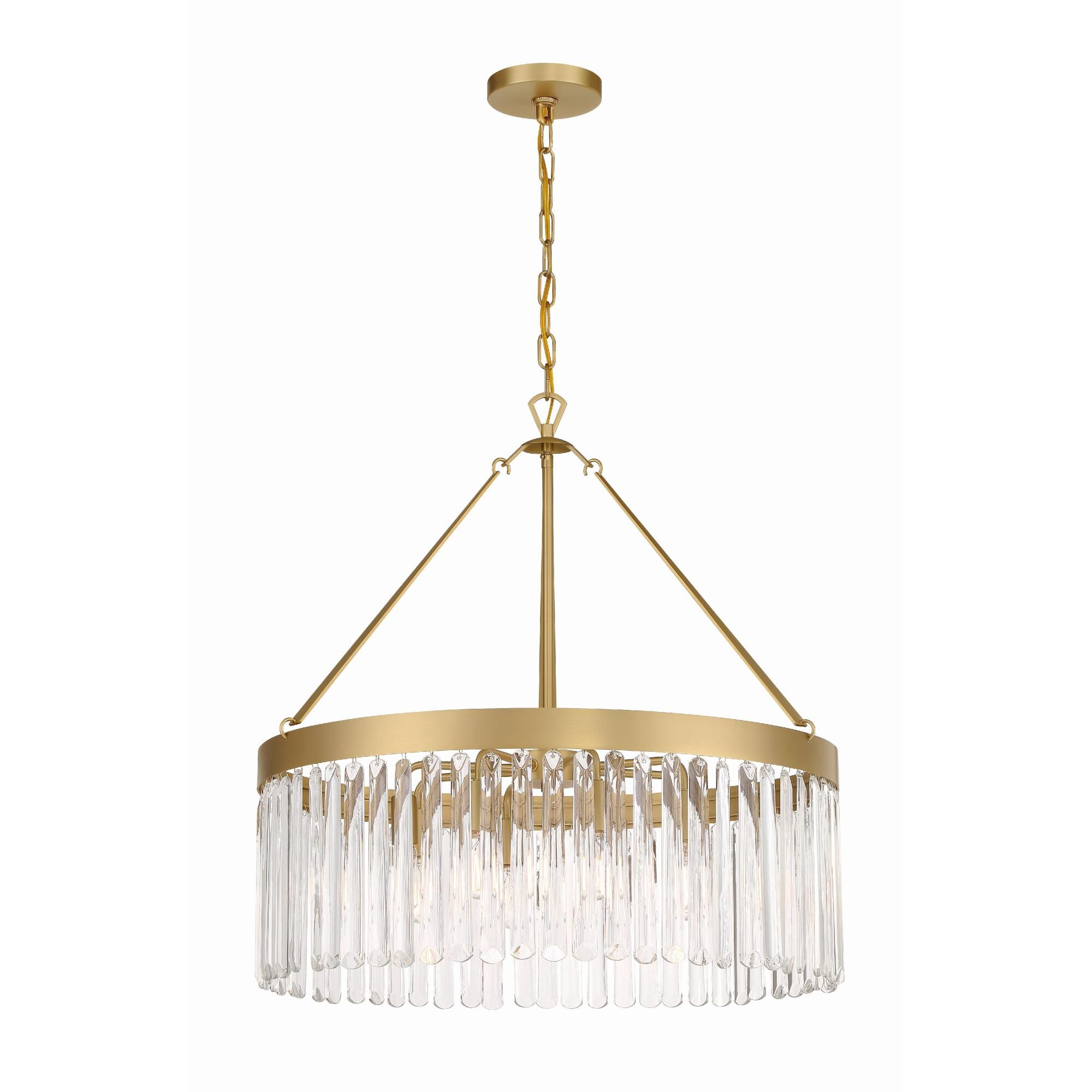 Emory 24 Inch 8 Light Chandelier by Crystorama