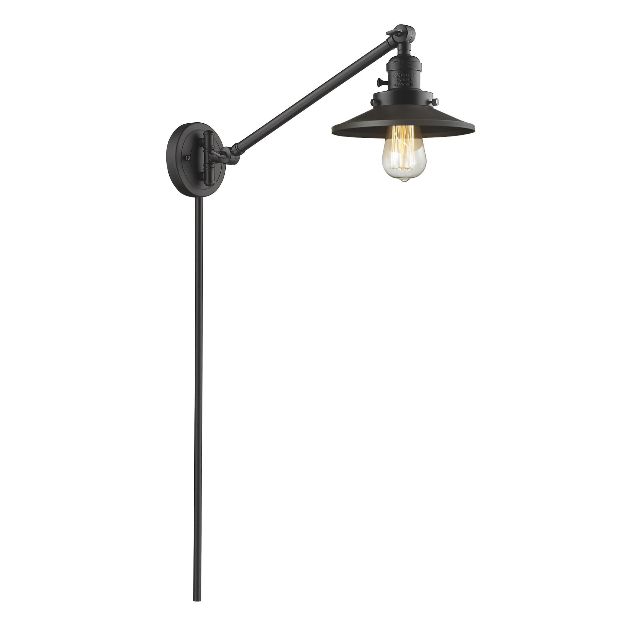 Shown in Oil Rubbed Bronze finish and Oil Rubbed Bronze shade