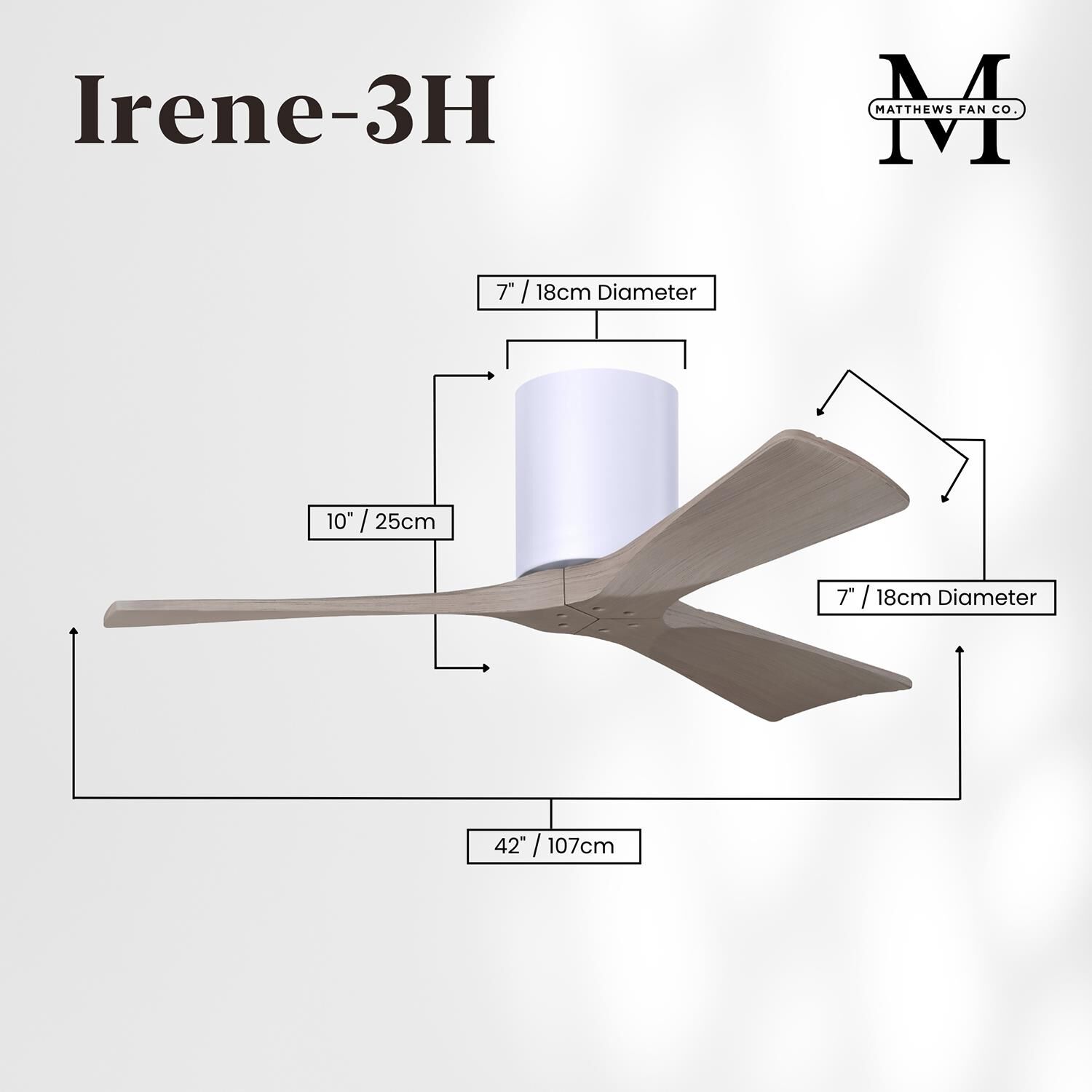 Shown in Matte White finish