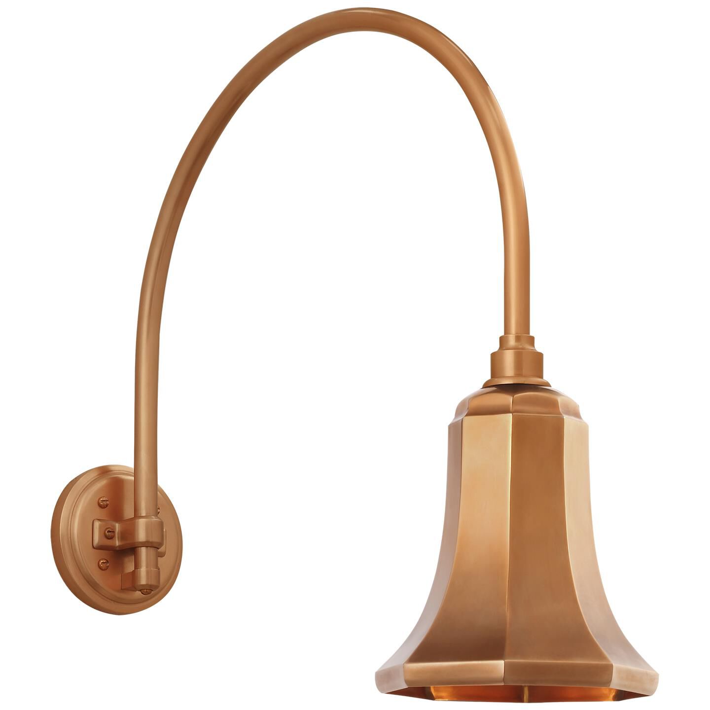 Shown in Soft Copper finish and Copper shade