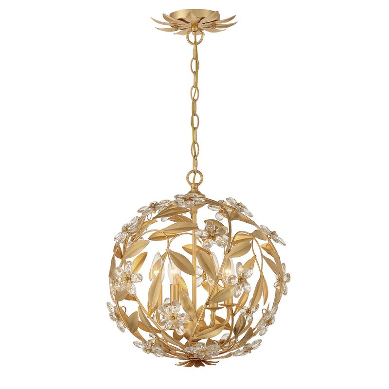 Marselle Small Pendant Light by Crystorama