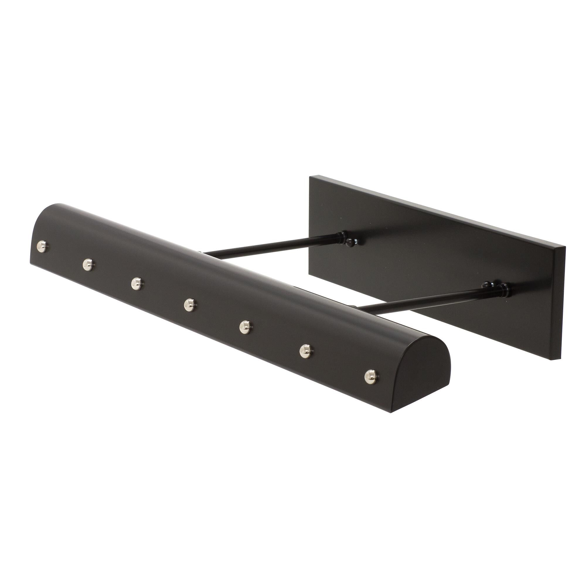 Shown in Black With Polished Nickel Accents finish and Metal shade and Polished Nickel accent