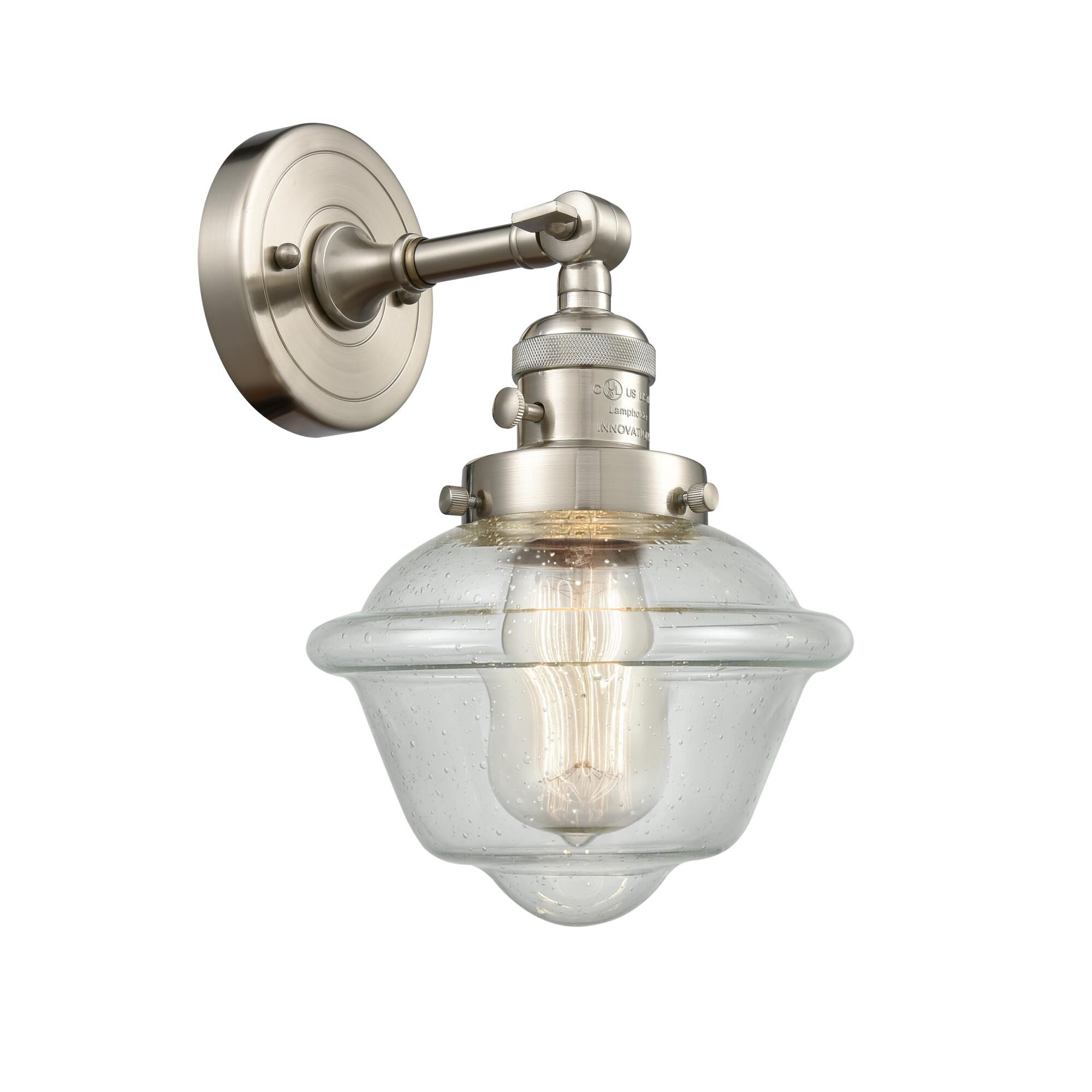 Bruno Marashlian Small Oxford 8 Inch Wall Sconce by Innovations Lighting