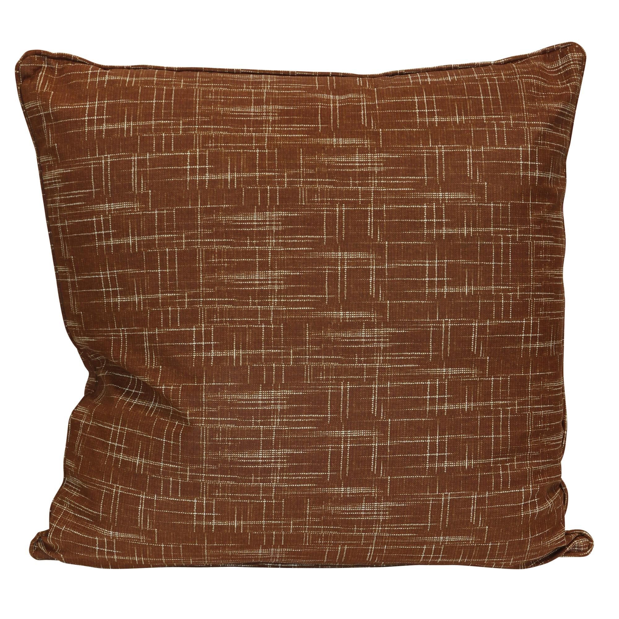 Dann Foley Weave Textured 24 Inch Decorative Pillow by Stylecraft