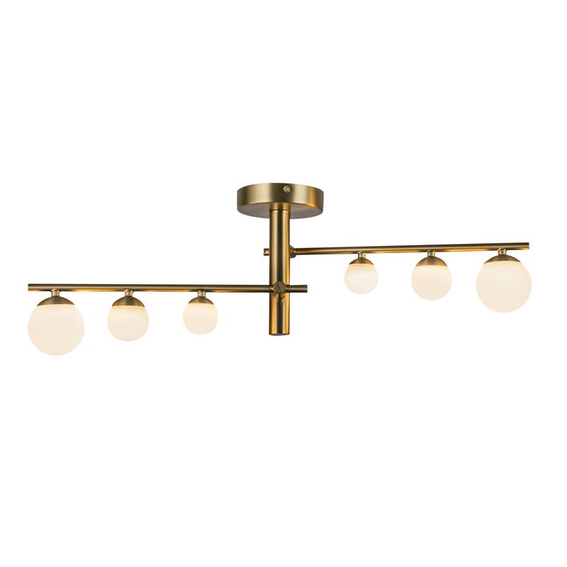 Ryan Pauly Cypress 24 Inch Semi Flush Mount by Kuzco