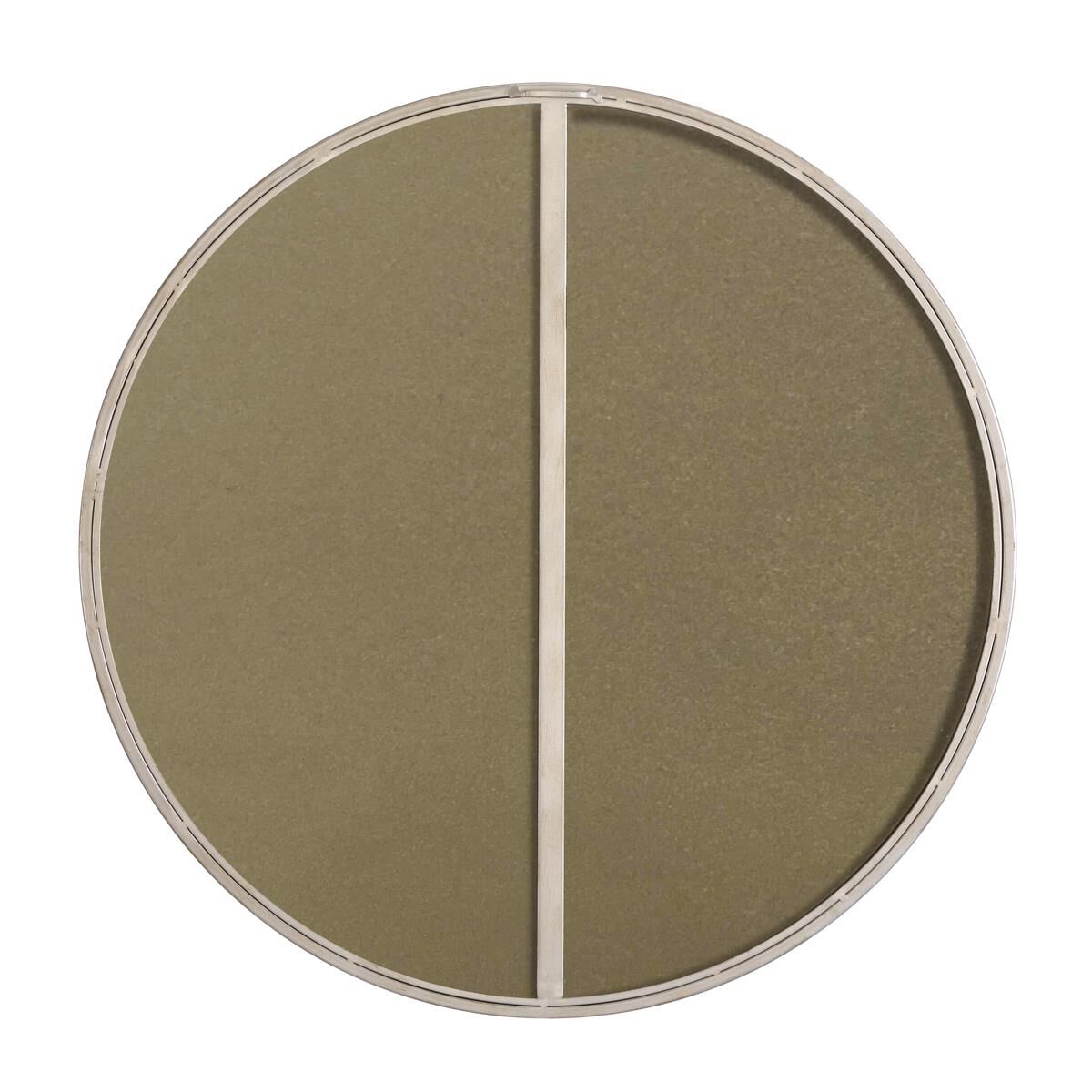 Shown in Silver finish and Clear Mirror Beveled glass