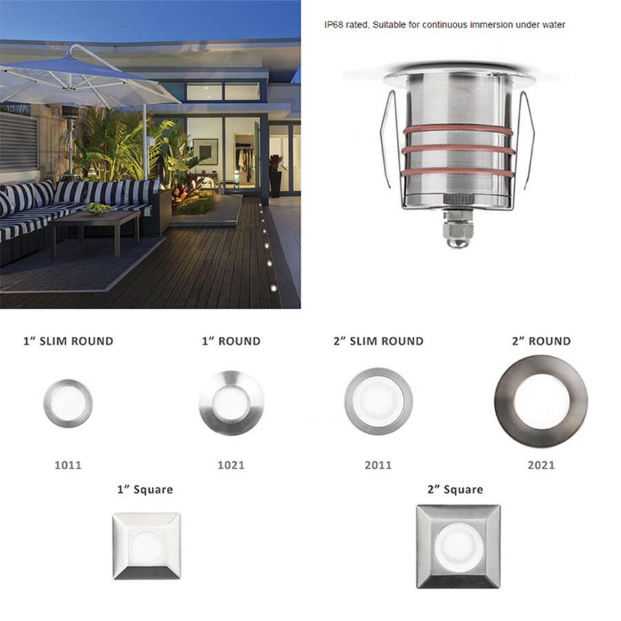 WAC Lighting Nightscaping 4 Watt LED 25 Degree In Ground Light