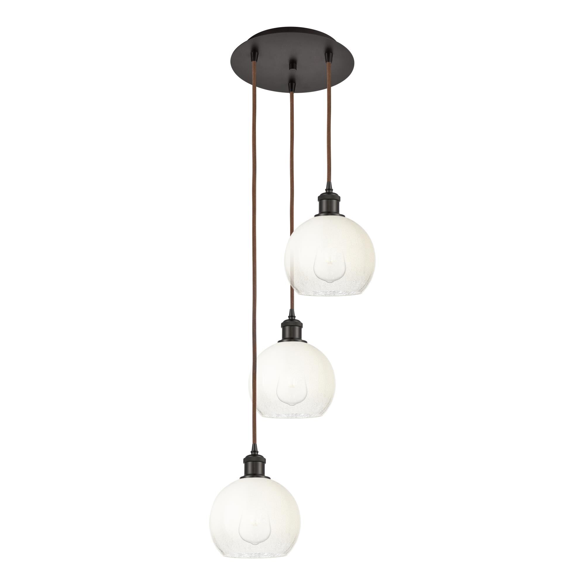 Bruno Marashlian Brookhaven Globe 15 Inch Multi Light Pendant by Innovations Lighting