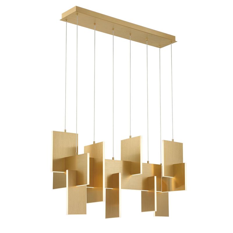 Coburg 42 Inch Linear Chandelier by Eurofase Lighting