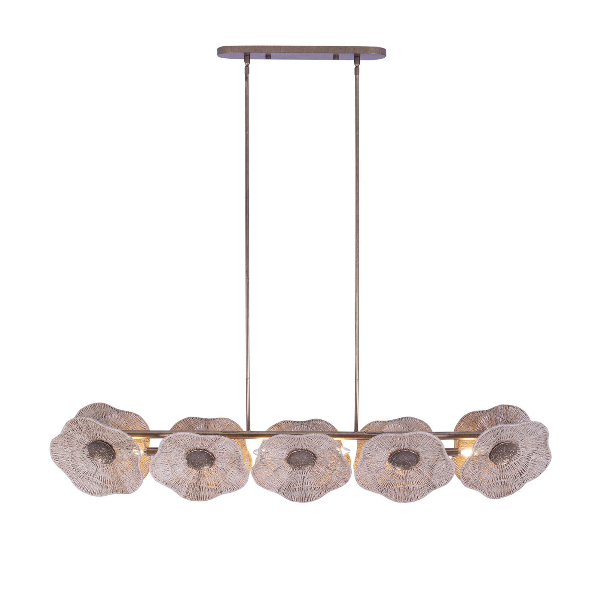 Poppy Linear Suspension Light by Kalco Lighting
