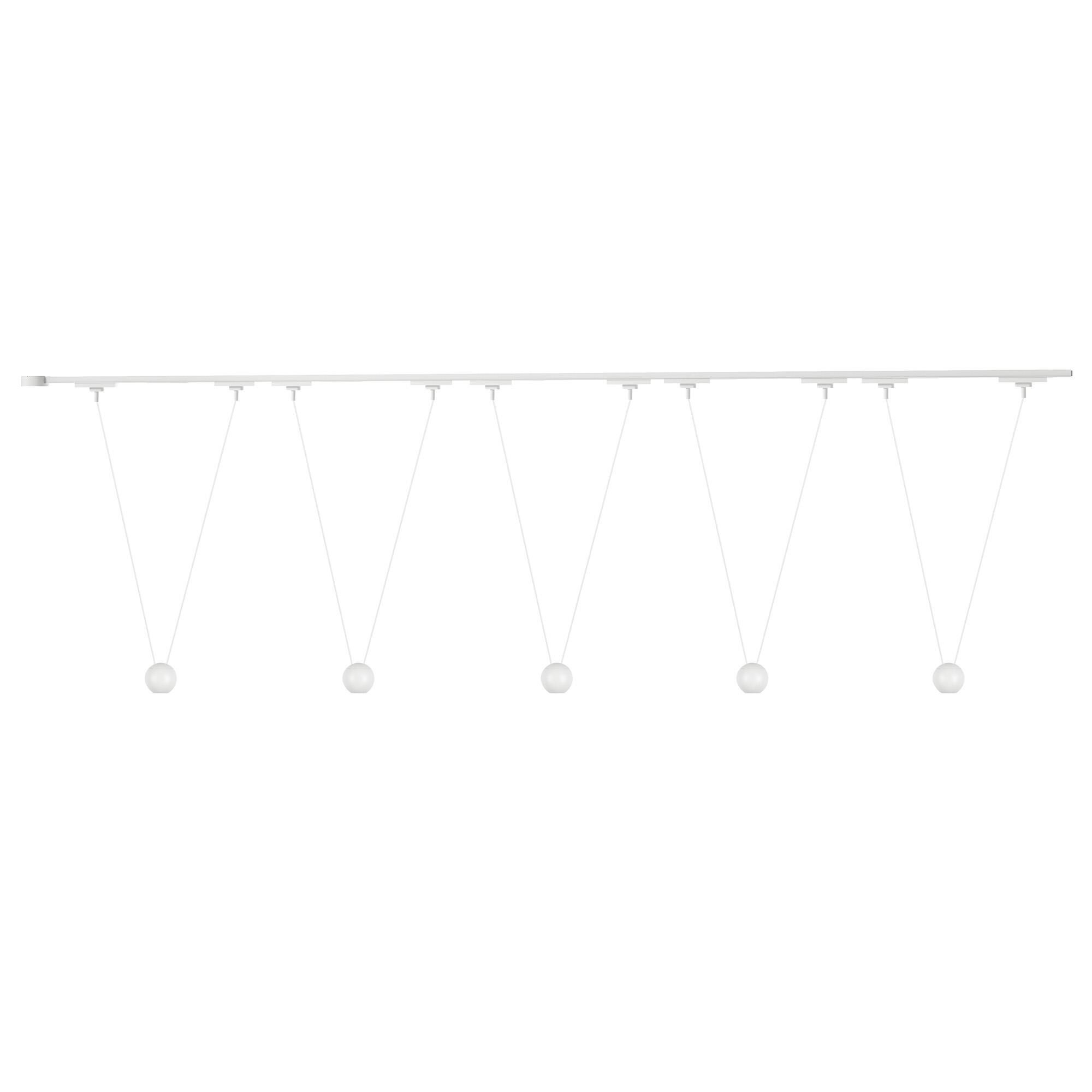 Shown in White finish and Clear Acrylic Lens glass