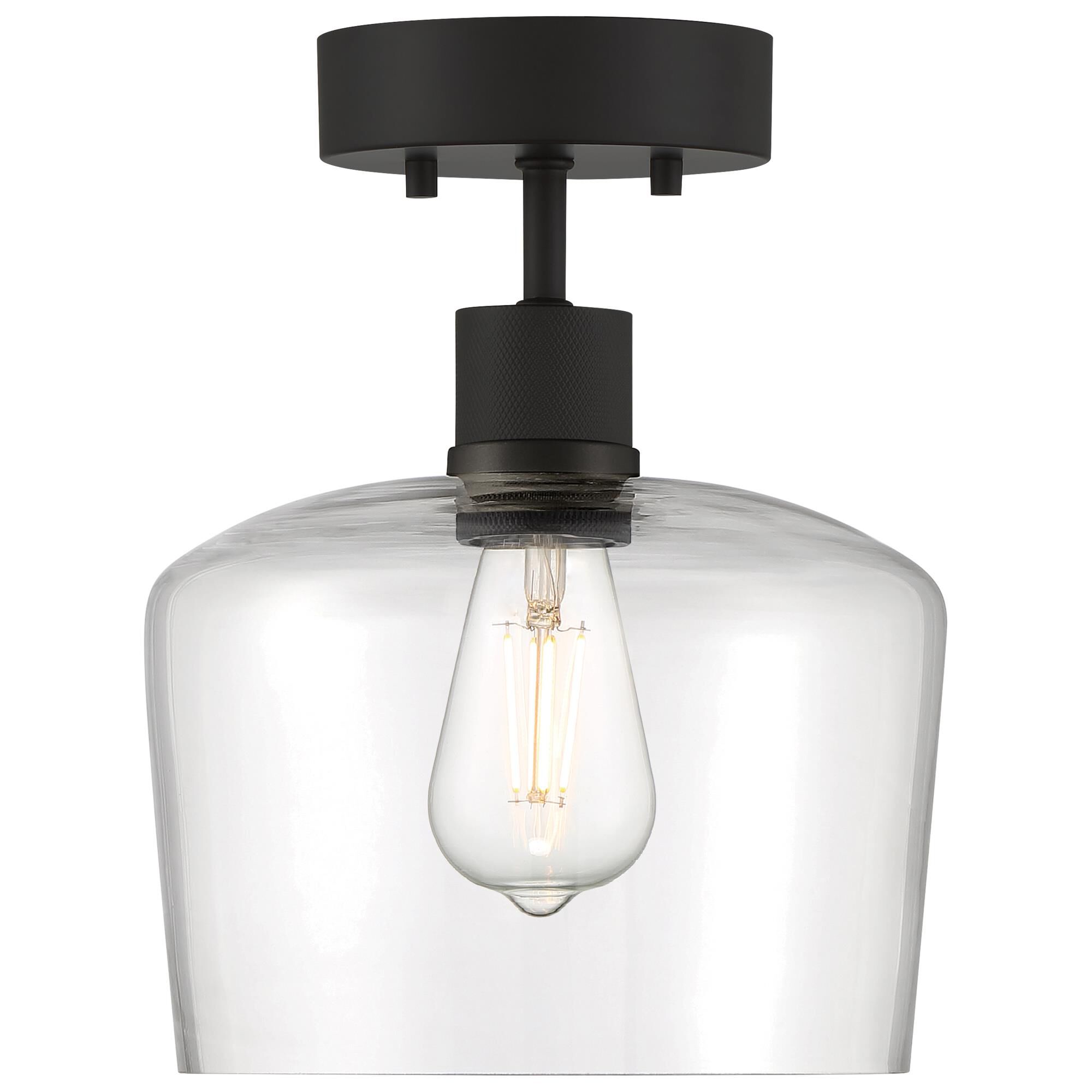 Port Nine 9 Inch 1 Light LED Semi Flush Mount by Access Lighting