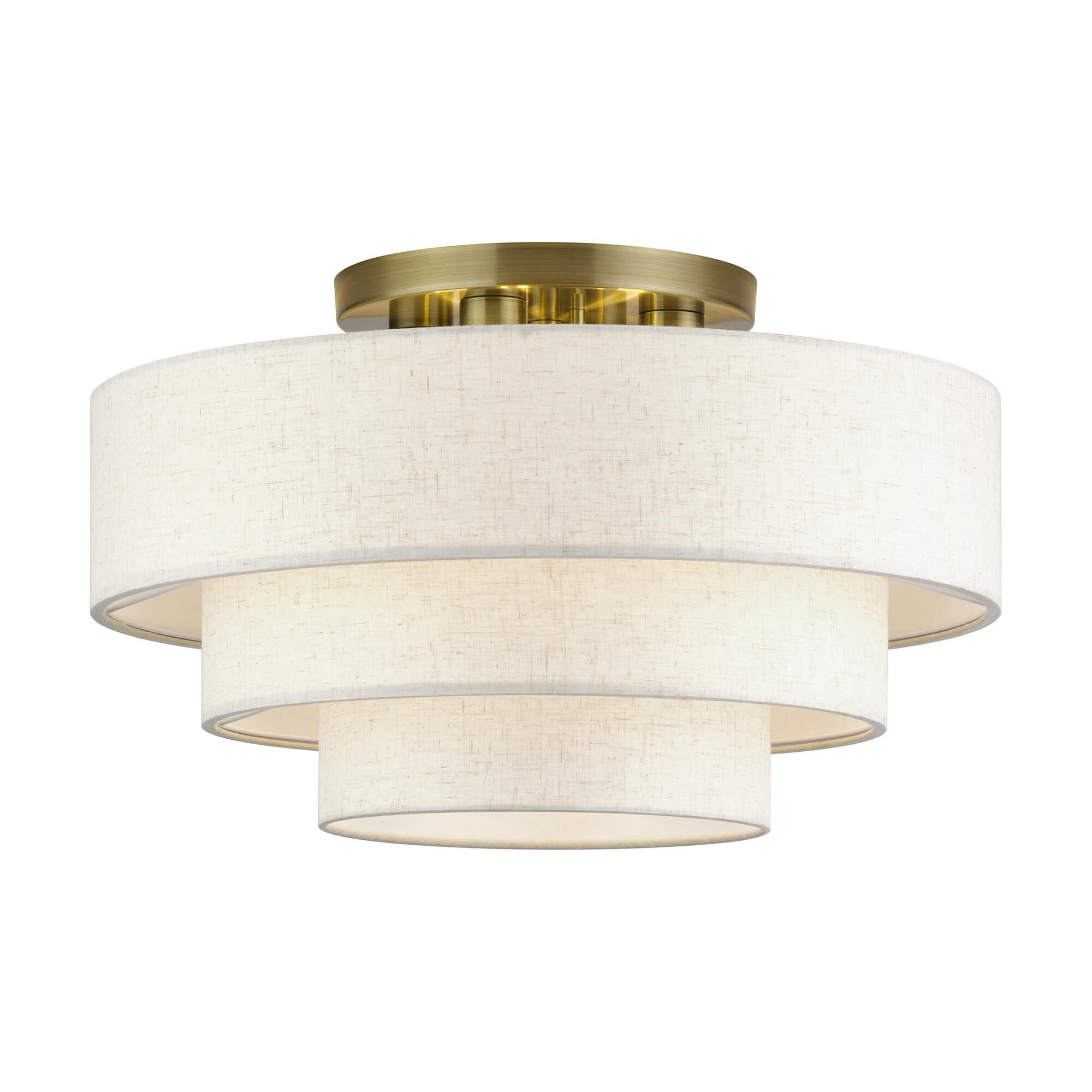 Manorwood 21 Inch Semi Flush Mount by Livex Lighting