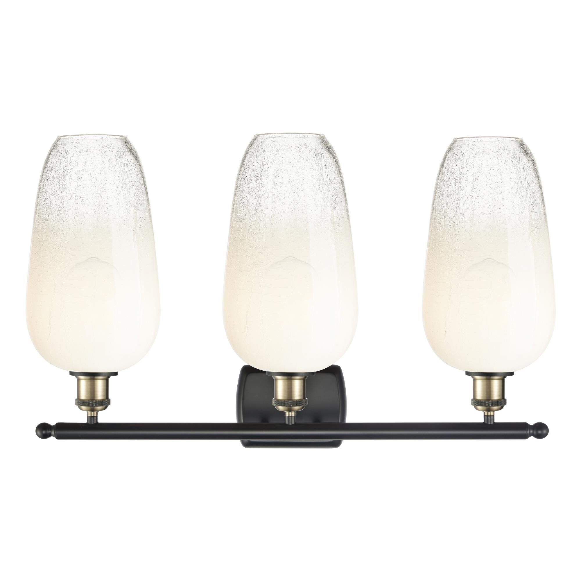 Shown in Black Antique Brass finish and Opal glass