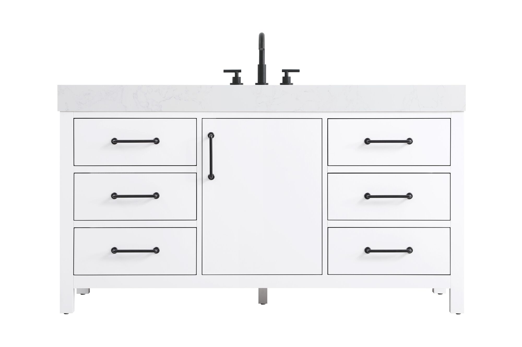 Shown in White finish