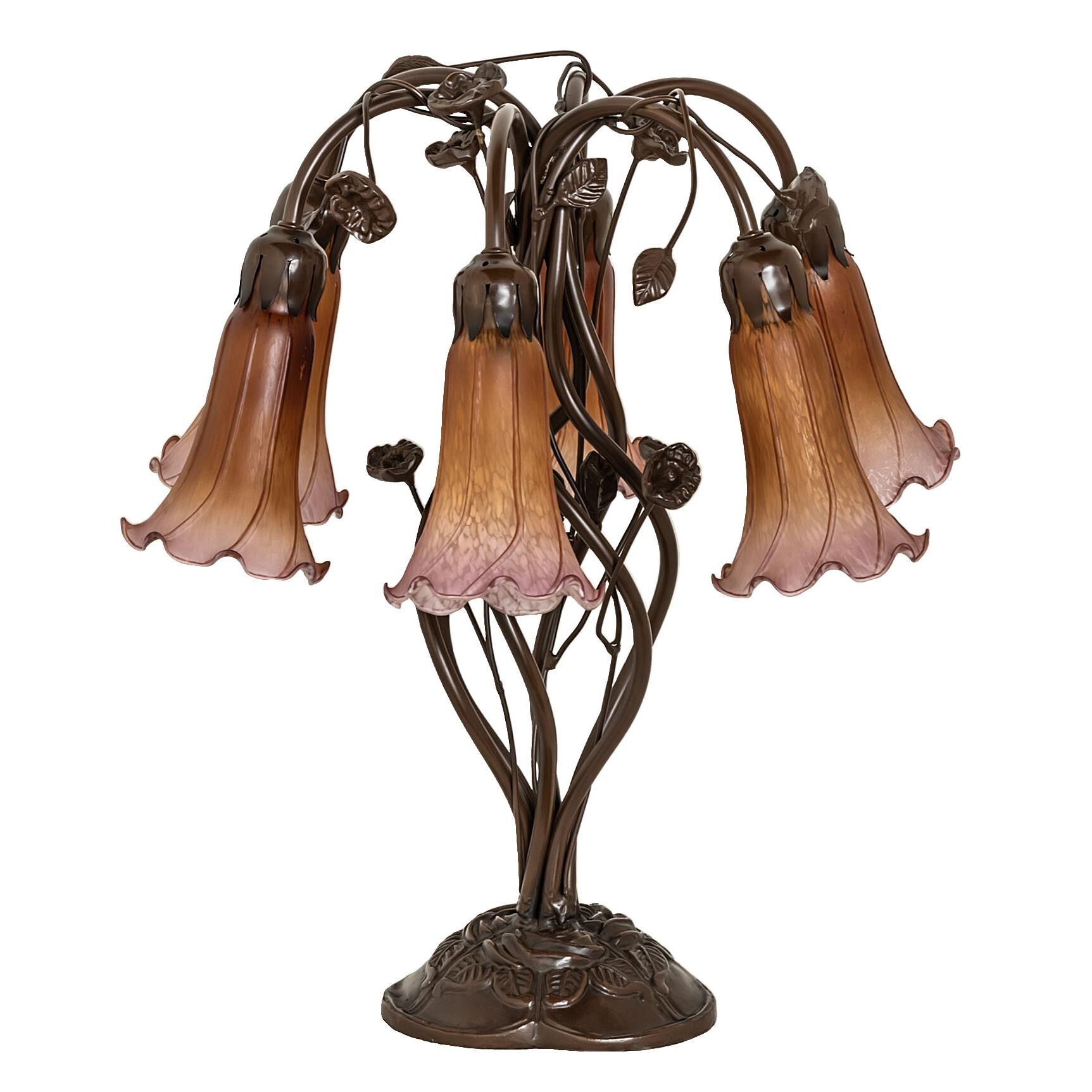 Amber and Purple 19 Inch Table Lamp by Meyda Lighting