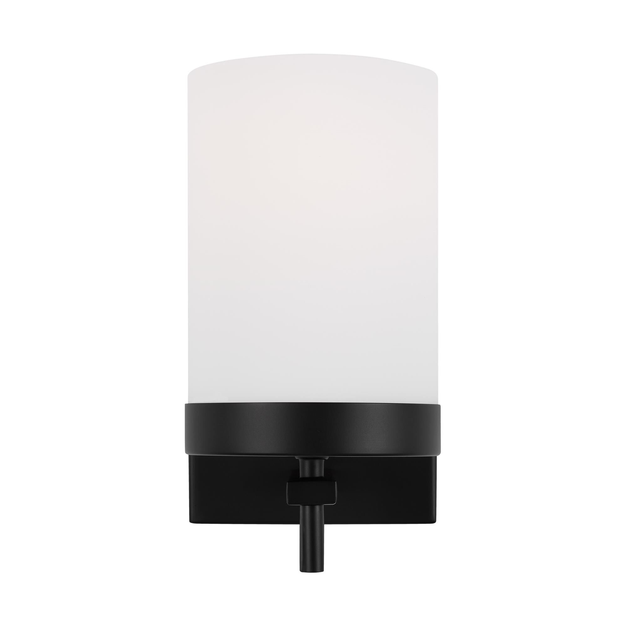 Shown in Midnight Black finish and Etched / White Inside Glass shade