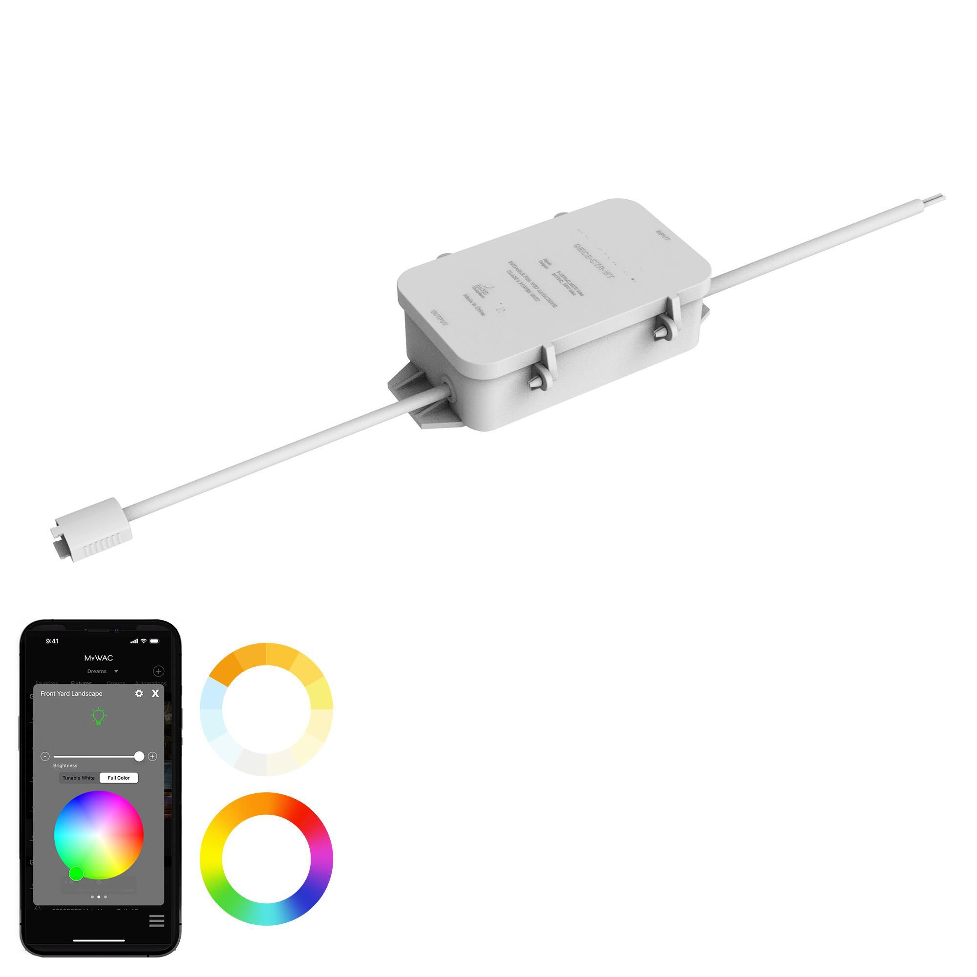 Shown in White finish