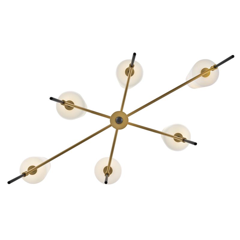 Saunders Medium Linear Chandelier by Hinkley