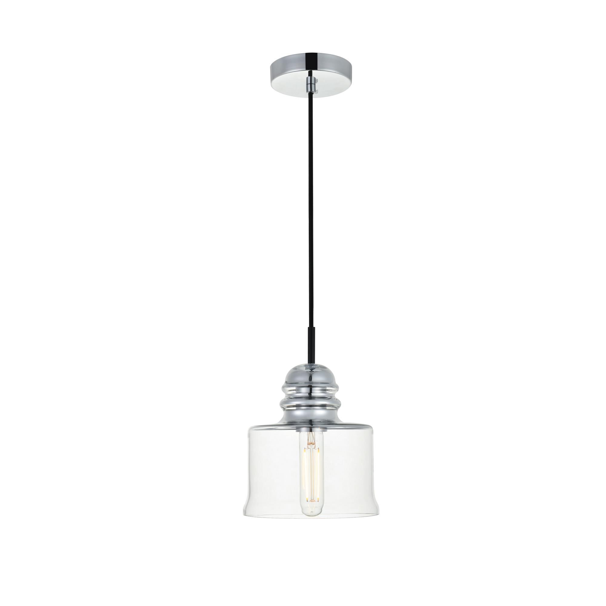 Kenna 7 Inch Mini Pendant by Elegant Lighting