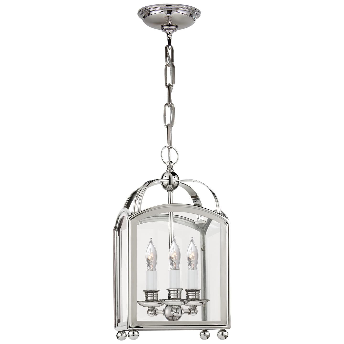 Chapman & Myers Archtop 8 Inch Cage Pendant by Visual Comfort Signature Collection