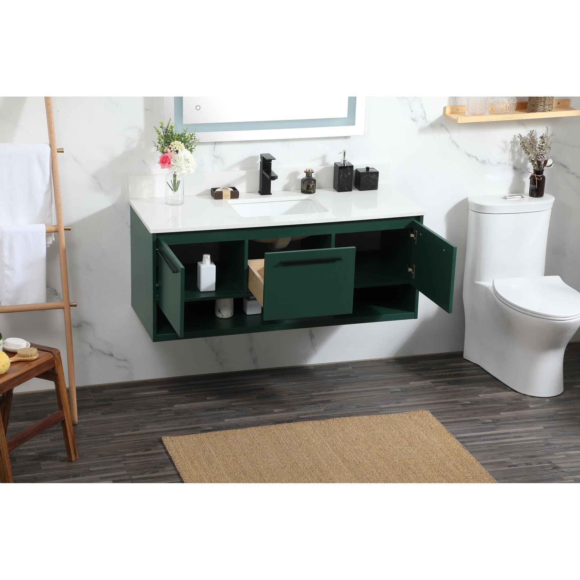 Shown in Green finish