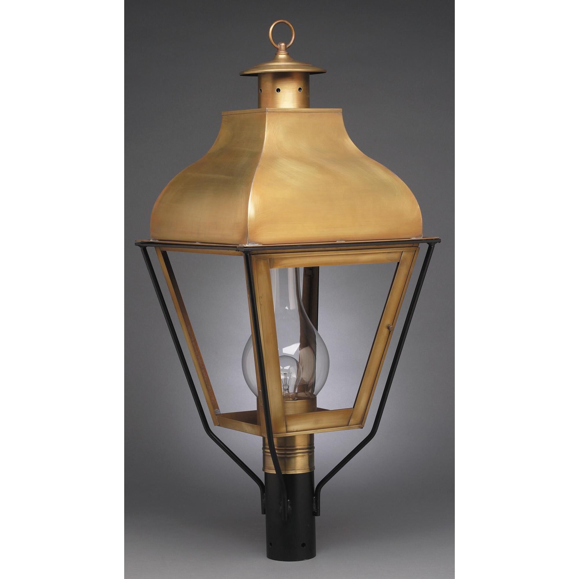 Stanfield 32 Inch Tall 3 Light Outdoor Post Lamp by Northeast Lantern