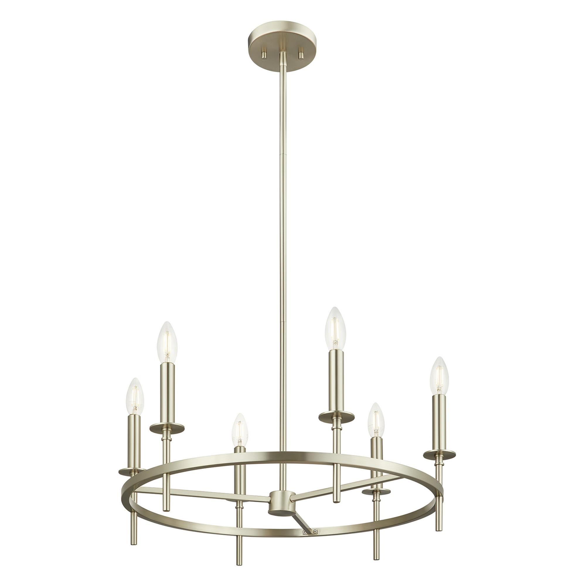 Shown in Brushed Nickel finish