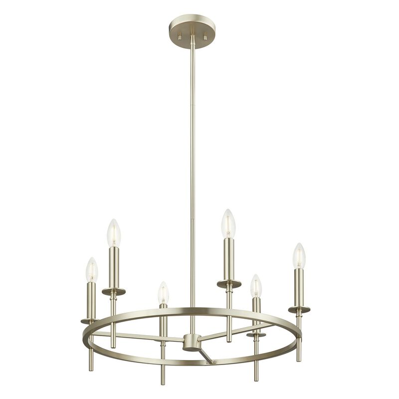 25 Inch Chandelier by Meridian Lighting